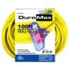 Duromax 100-ft 10 / 3 3 Prong Yellow Indoor/Outdoor Heavy Duty Lighted Extension Cord