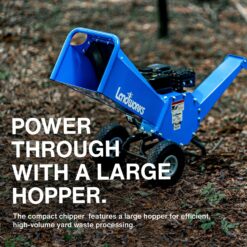 Landworks Manual 7 -HP Gas Wood Chipper, 3-in Maximum Branch Diameter