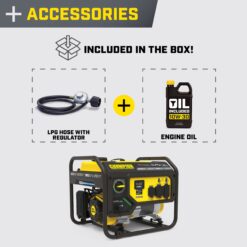 Champion Power Equipment CO Shield RV Ready 4375 / 3500 -Watt Dual fuel Portable Generator