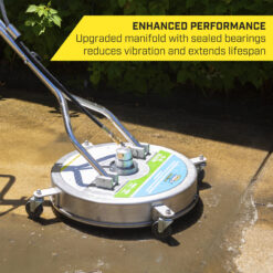 SurfaceMaxx Walk-Behind 21-in up to 4500-PSI Rotating surface cleaner for Gas pressure washers