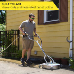 SurfaceMaxx Walk-Behind 21-in up to 4500-PSI Rotating surface cleaner for Gas pressure washers