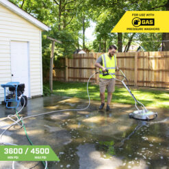 SurfaceMaxx Walk-Behind 21-in up to 4500-PSI Rotating surface cleaner for Gas pressure washers