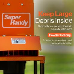 SuperHandy Electric Leaf Mulcher Shredder 15 -Amp 11-in Electric Leaf Mulcher