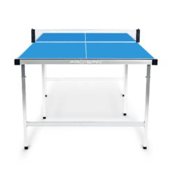 PRO-SPIN Midsize Ping Pong Table & High-Performance Ping Pong Paddle 2 Player Set