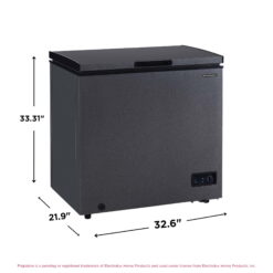 Frigidaire, 7.0 CU. ft. Chest Freezer, BlackGranite Finish, EFRF7013