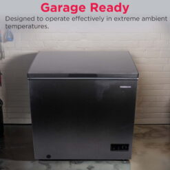 Frigidaire, 7.0 CU. ft. Chest Freezer, BlackGranite Finish, EFRF7013