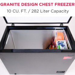 Frigidaire, 10.0 Cu. ft. Chest Freezer, Granite Design