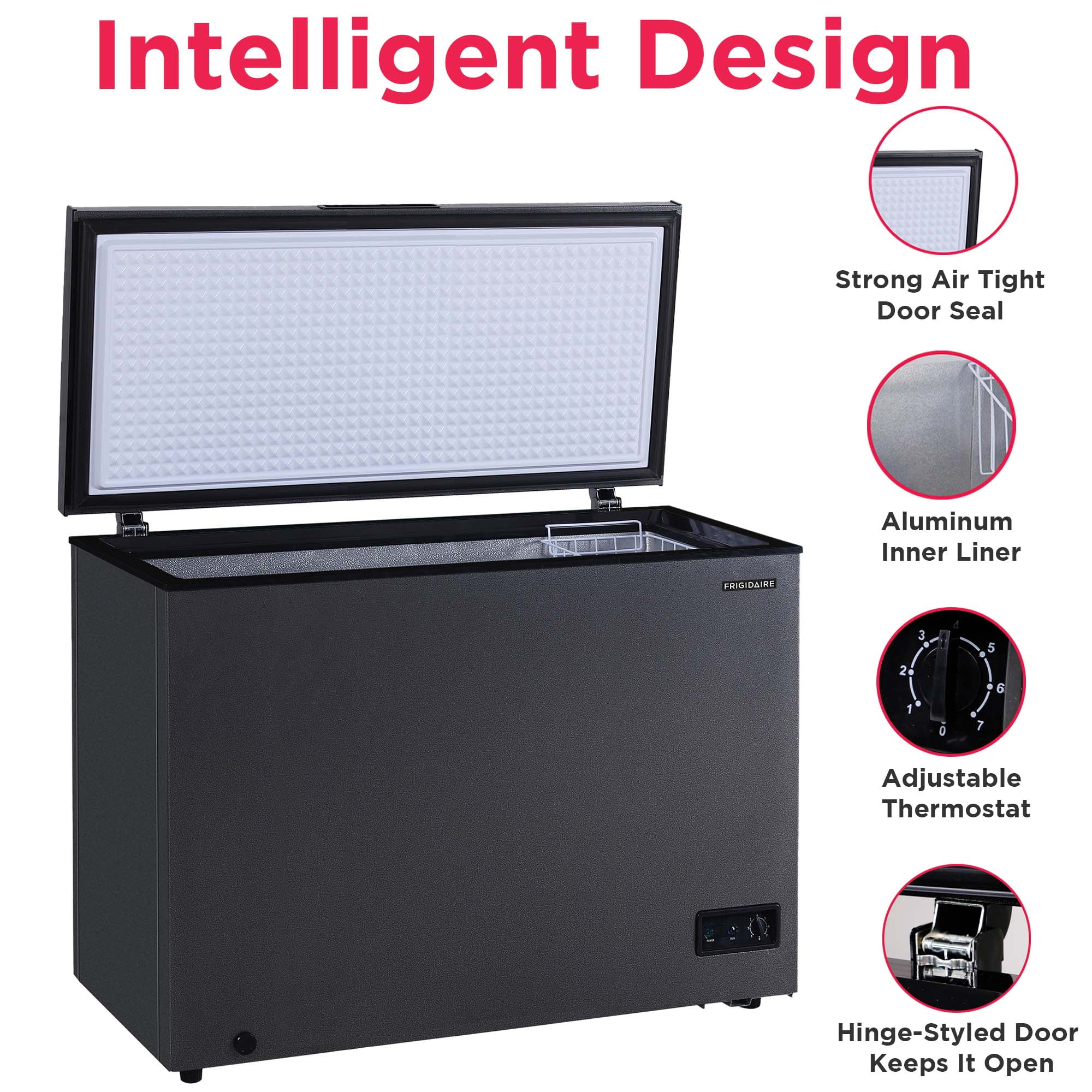 Frigidaire, 10.0 Cu. ft. Chest Freezer, Granite Design