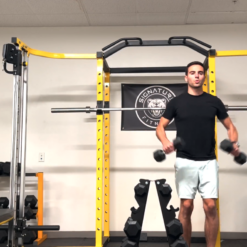BalanceFrom 150LB Coated Hex Dumbbell Weight Set and A-Frame Storage Rack, 5-25 lbs Pairs