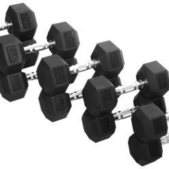 BalanceFrom 300 LB Dumbbell Set, Pair of 20, 25, 30, 35, 40 LBs, Multiple Packages
