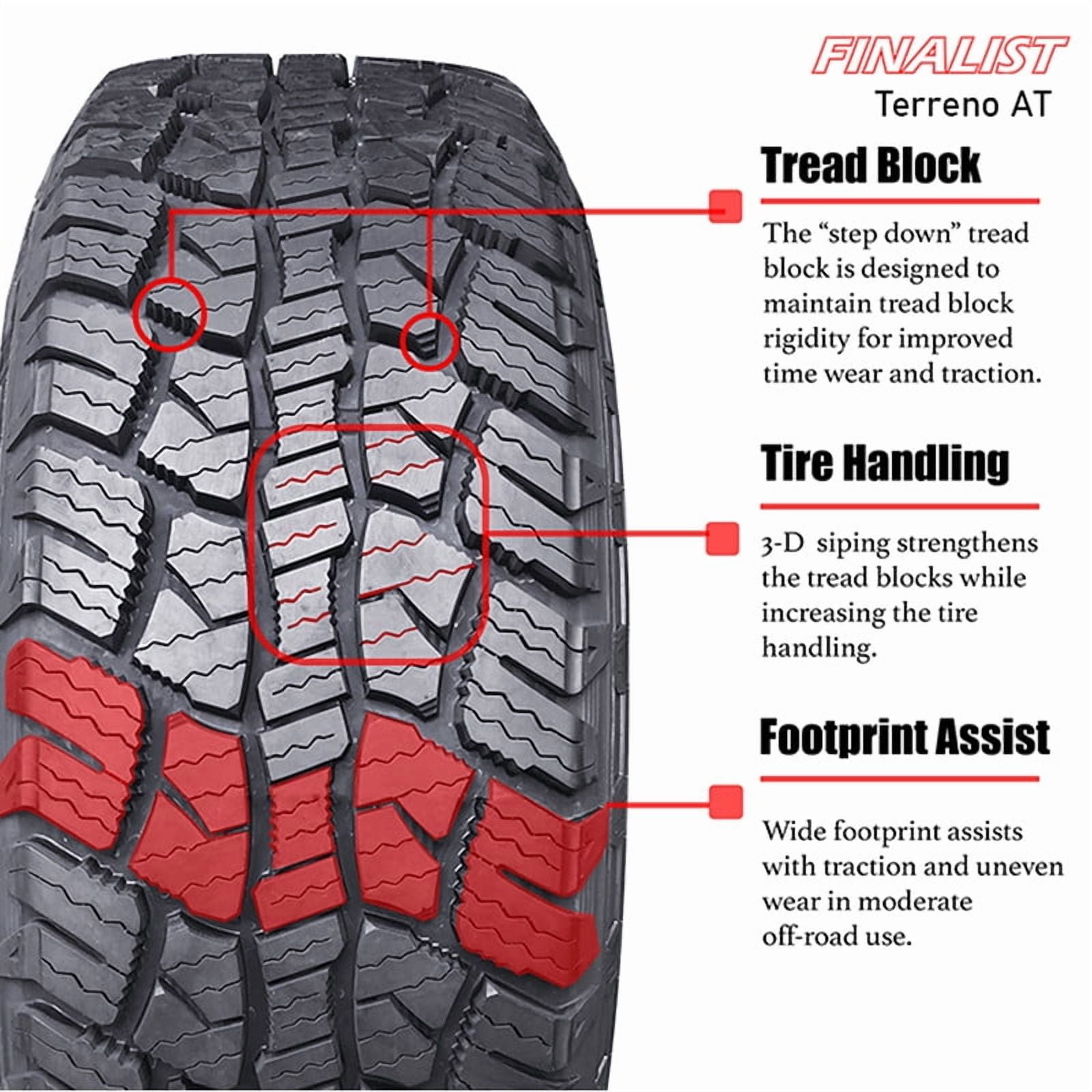 Finalist Terreno A/T 265/70 R16 All Season 265/70R16 112T All Terrain Tire (No Rim)