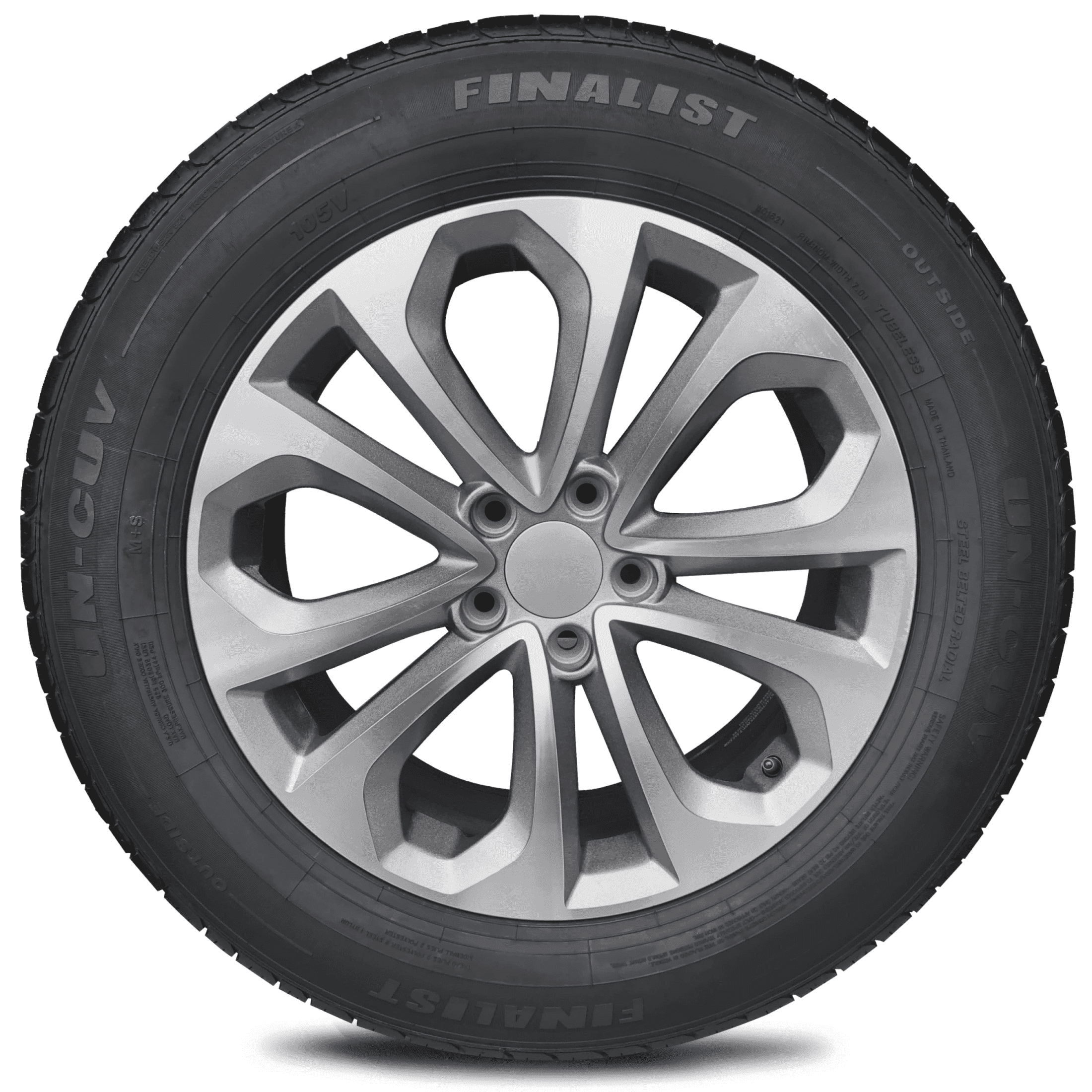 Finalist UN-CUV 255/55R20 107H All Season Crossover CUV SUV A/S High Performance Tire 255/55/20 (Tire Only)