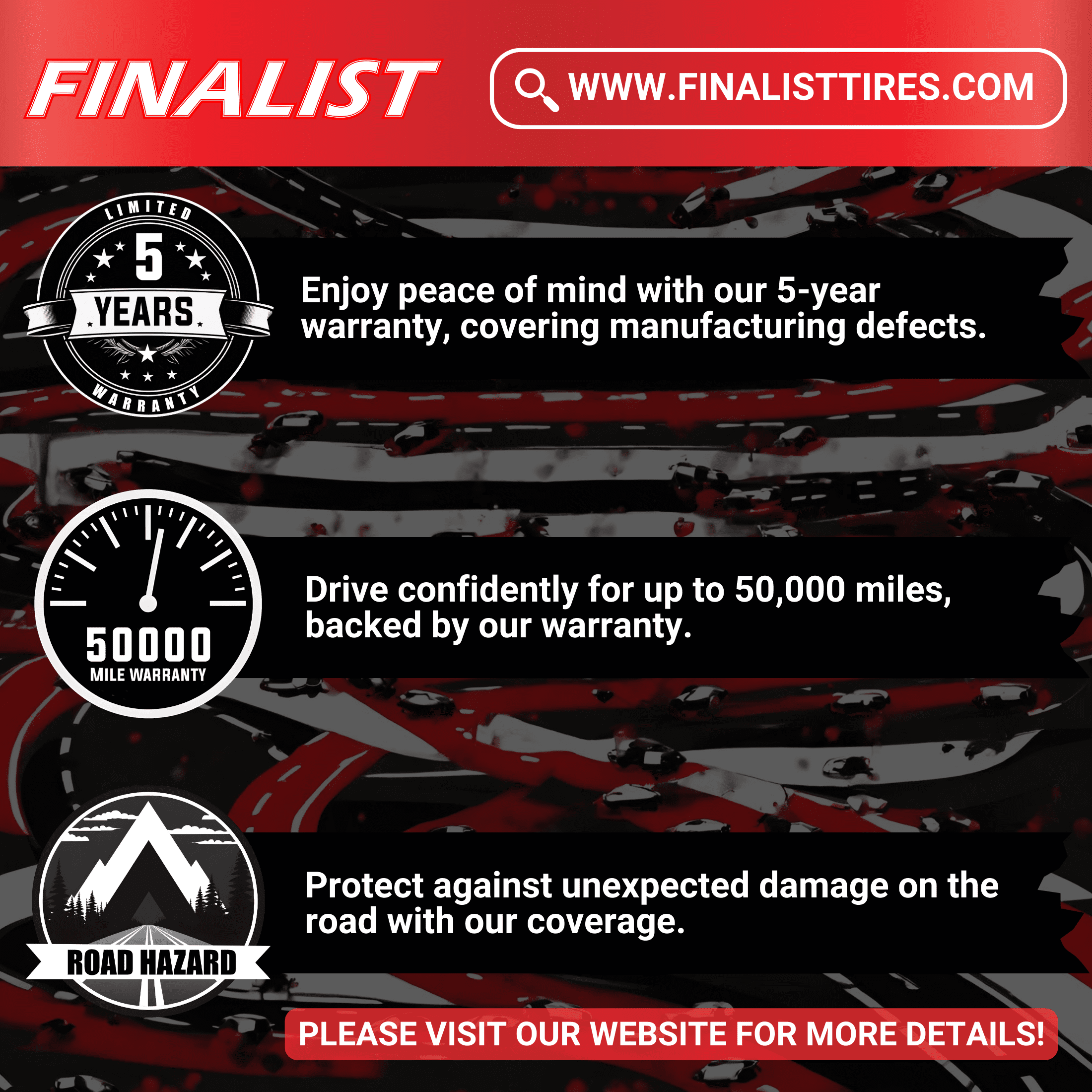 Finalist UN-CUV 255/55R20 107H All Season Crossover CUV SUV A/S High Performance Tire 255/55/20 (Tire Only)