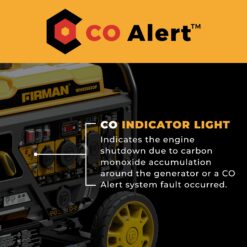 Firman WH03562OF Electric Start 120V Open Frame 4400 -Watt Dual Fuel (Gasoline/Propane) Inverter Generator