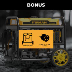 Firman WH03662OF Electric Start 120V Open Frame 4500 -Watt Dual Fuel (Gasoline/Propane) Inverter Generator