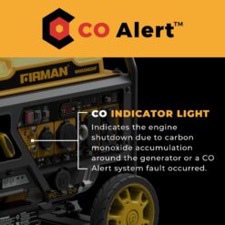 Firman WH03662OF Electric Start 120V Open Frame 4500 -Watt Dual Fuel (Gasoline/Propane) Inverter Generator