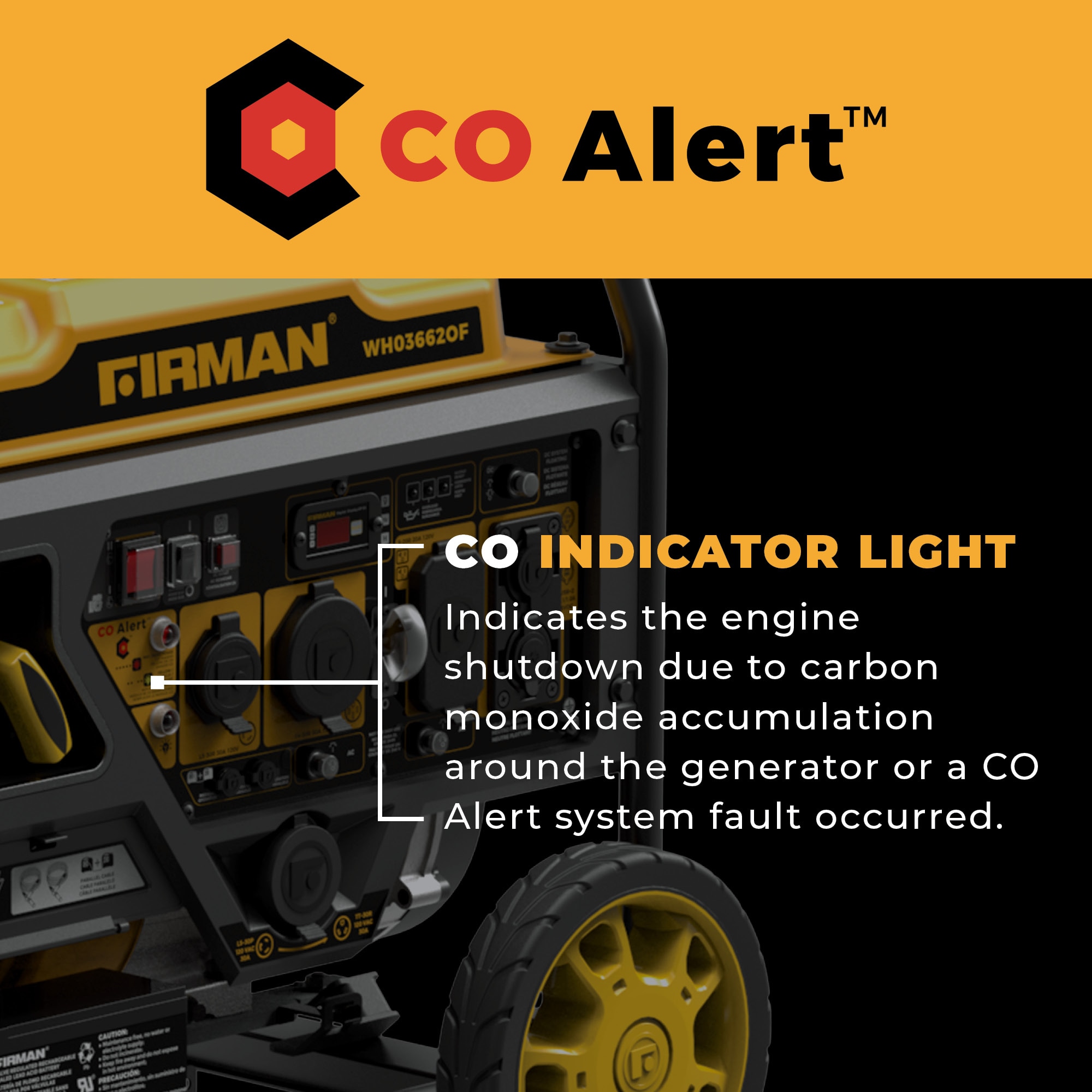 Firman WH03662OF Electric Start 120V Open Frame 4500 -Watt Dual Fuel (Gasoline/Propane) Inverter Generator