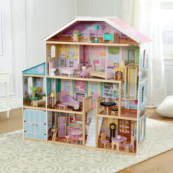 KidKraft Grand View Mansion Wooden Dollhouse with 34 Accessories