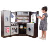 KidKraft Ultimate Corner Play Kitchen with Lights & Sounds - Espresso