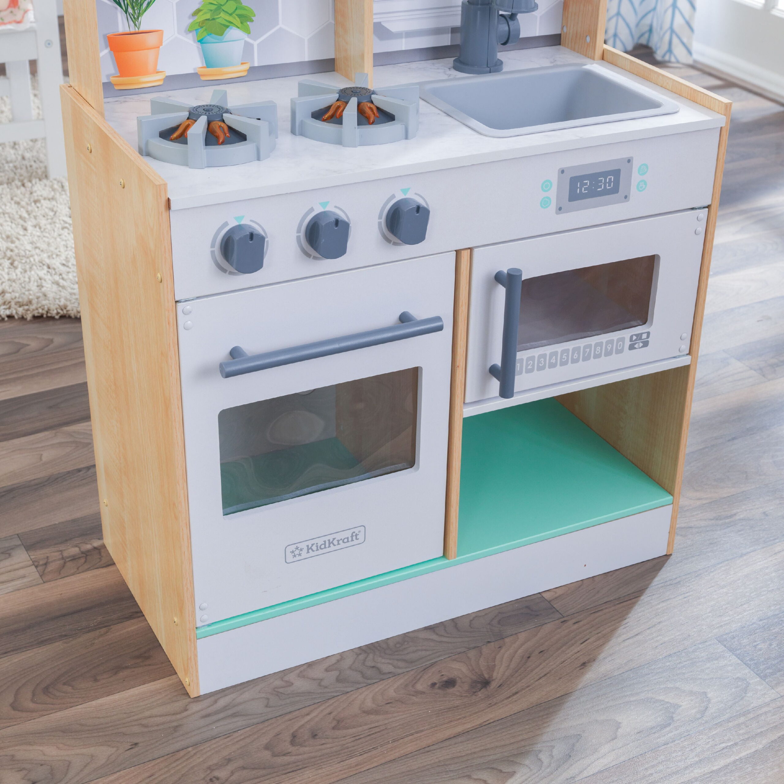 KidKraft Let's Cook Play Kitchen - Natural