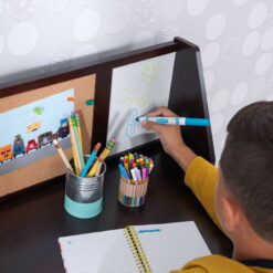 KidKraft Wooden Children's Study Desk with Chair, Espresso, For Ages 5+