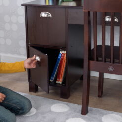 KidKraft Wooden Children's Study Desk with Chair, Espresso, For Ages 5+