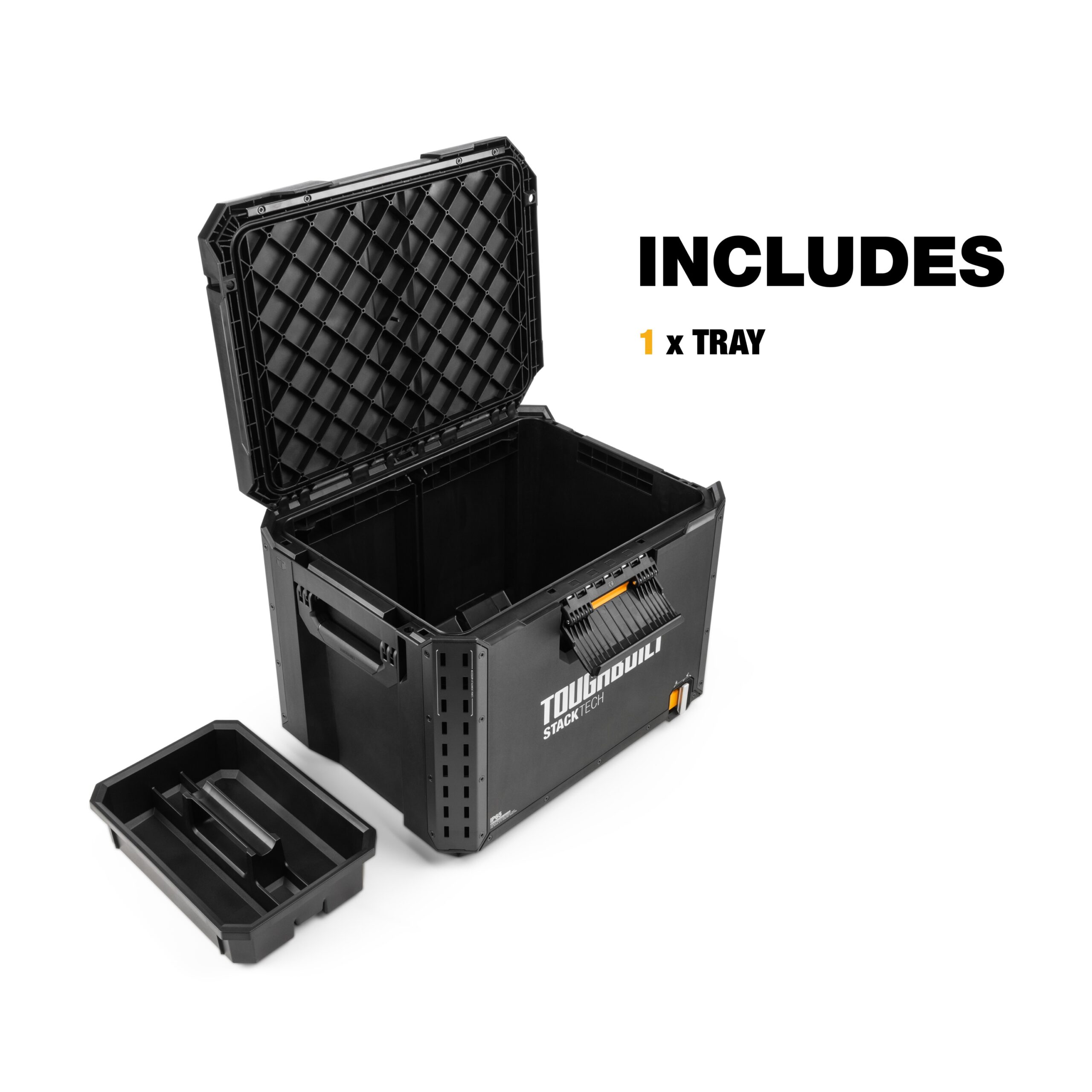 TOUGHBUILT STACKTECH XL 21-in W x 15.6-in H x 16-in D Plastic/Metal Tool Box