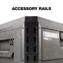 TOUGHBUILT STACKTECH 21-in W x 8.8-in H x 16-in D Plastic/Metal Tool Box