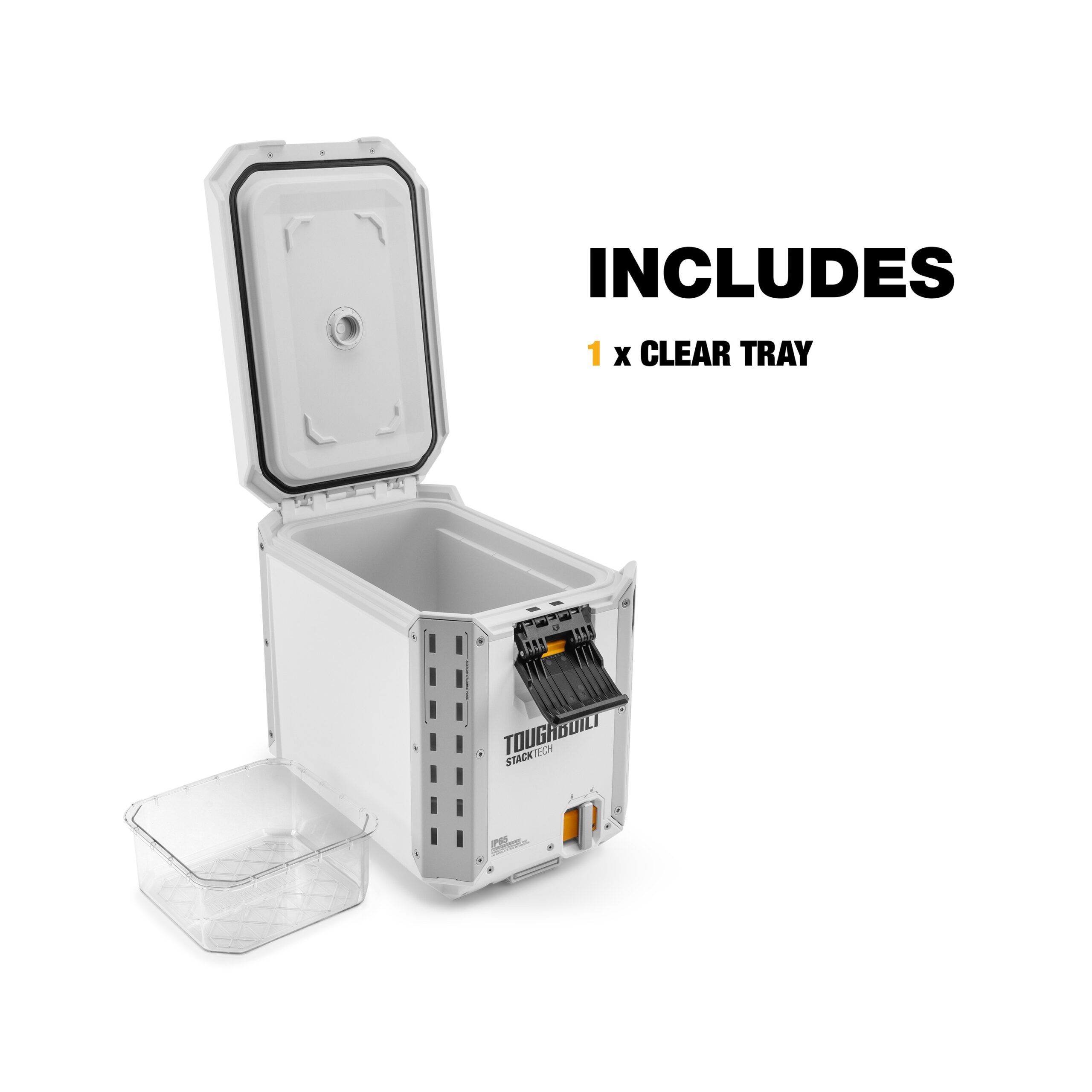 TOUGHBUILT STACKTECH Compact White 16 Quart(s) Hard Insulated Chest cooler