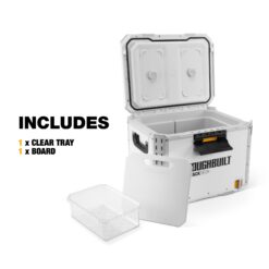 TOUGHBUILT STACKTECH XL White 38 Quart(s) Hard Insulated Chest cooler