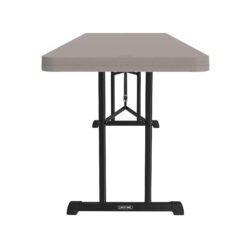 Lifetime 8 Foot Rectangle Folding Table, Indoor/Outdoor Professional Grade, Putty (80127)