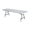 Lifetime 8 ft. Nesting Rectangle Folding Table, Indoor/Outdoor Commercial Grade, White (280299)