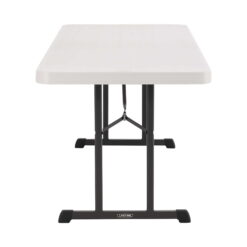 Lifetime 6 Foot Rectangle Folding Table, Indoor/Outdoor Professional Grade, Almond (80249)