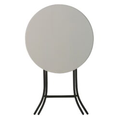 Lifetime 33 inch Round Bistro Table, Indoor/Outdoor Light Commercial, Almond (80362)