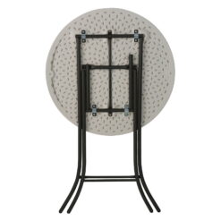 Lifetime 33 inch Round Bistro Table, Indoor/Outdoor Light Commercial, Almond (80362)