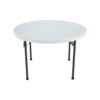Lifetime 46" Commercial Round Folding Table, White (22960)