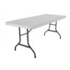 Lifetime 6' Commercial Grade High-Quality Folding Table, White