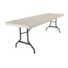 Lifetime 8' Commercial Grade High-Quality Folding Table, Almond (22984)