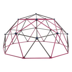 Lifetime Kid's Outdoor 5.5 ft. H x 11 ft. W Dome Climber, Berry and Brown (91088)