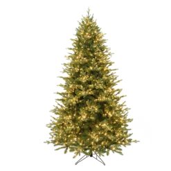 Holiday Living 7.5-ft New Kensington Pine Pre-lit Artificial Christmas Tree with Color Changing LED Lights