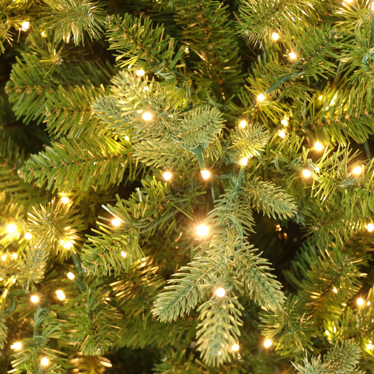 Holiday Living 7.5-ft New Kensington Pine Pre-lit Artificial Christmas Tree with Color Changing LED Lights