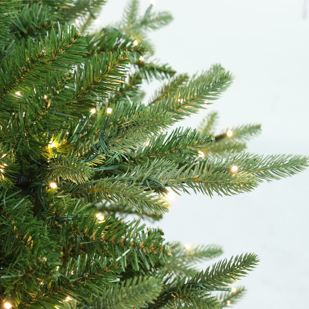 Holiday Living 7.5-ft New Kensington Pine Pre-lit Artificial Christmas Tree with Color Changing LED Lights