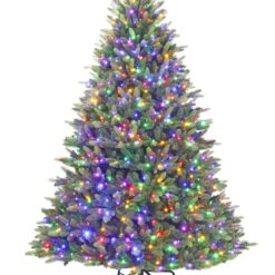 Holiday Living 7.5-ft Everett Grand Pre-lit Artificial Christmas Tree with Color Changing LED Lights