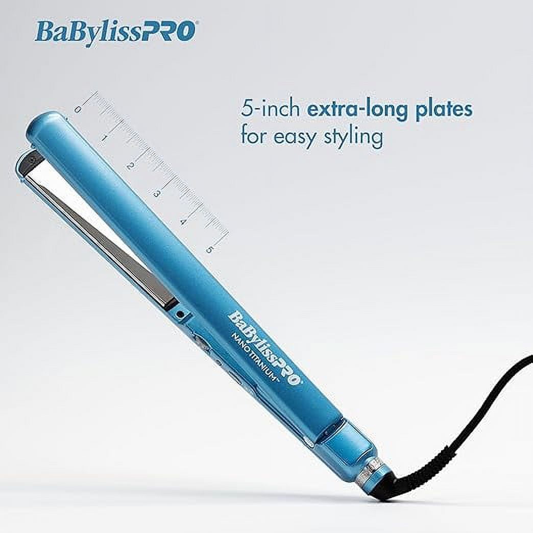 BaBylissPRO Nano Titanium 1 1/2" Ultra-Thin Flat Iron Hair Straightener