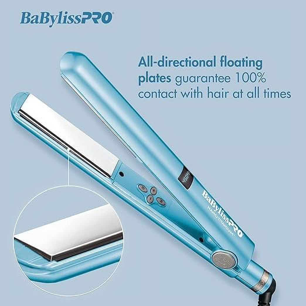 BaBylissPRO Nano Titanium 1" Digital Flat Iron Hair Straightener