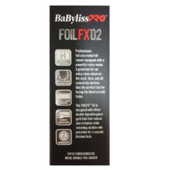 BaBylissPRO FOILFX Cordless Double-Foil Shaver with Hypoallergenic Gold Foil