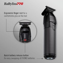 BaBylissPRO FXONE BLACKFX Metal Professional Hair Trimmer
