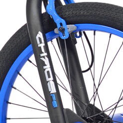 20" Kent Bicycle Chaos Boy's Child Bicycle, Matte Black and Blue