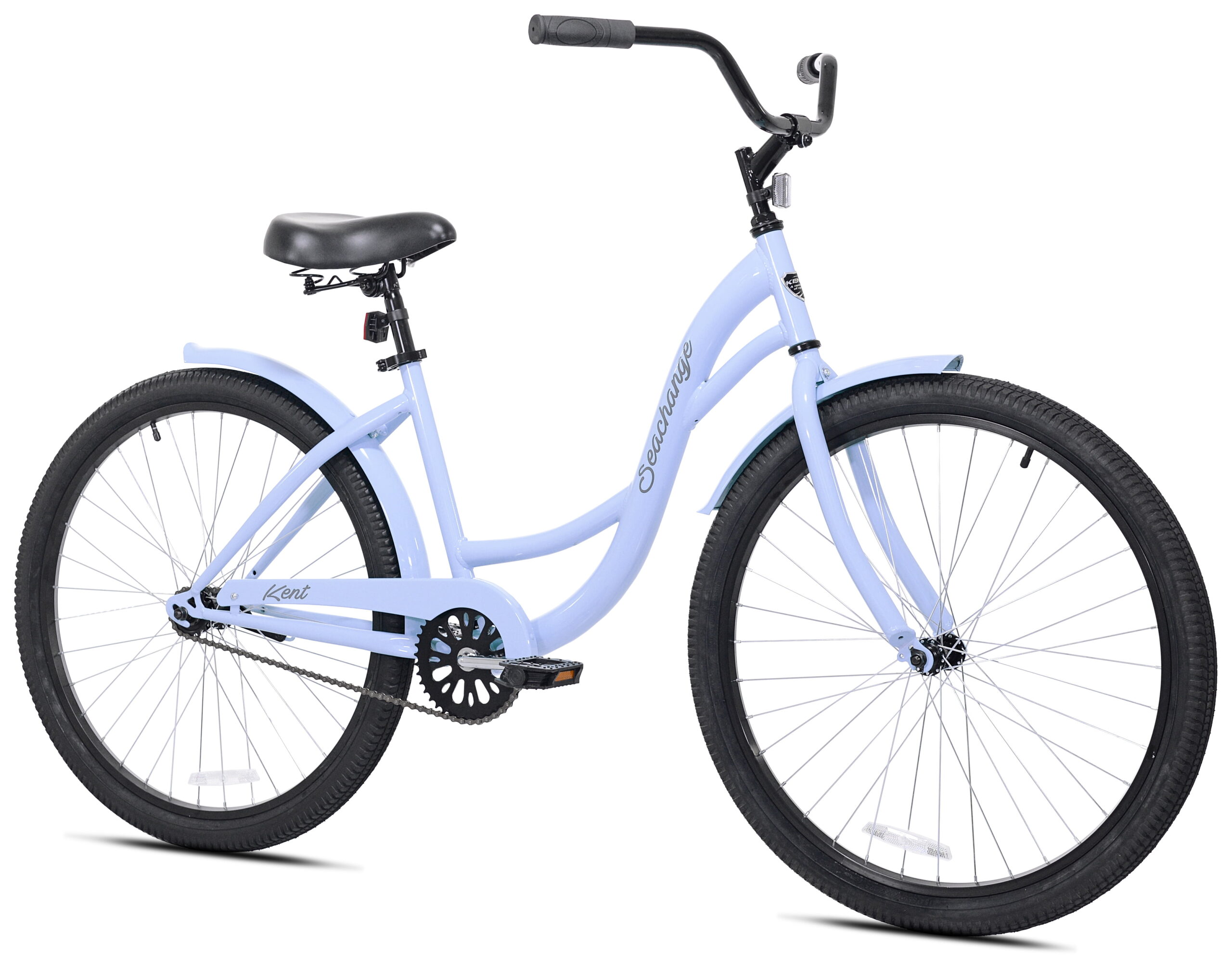 26" Kent Bicycles Adult Ladies Seachange Beach Cruiser Bike, Periwinkle Blue