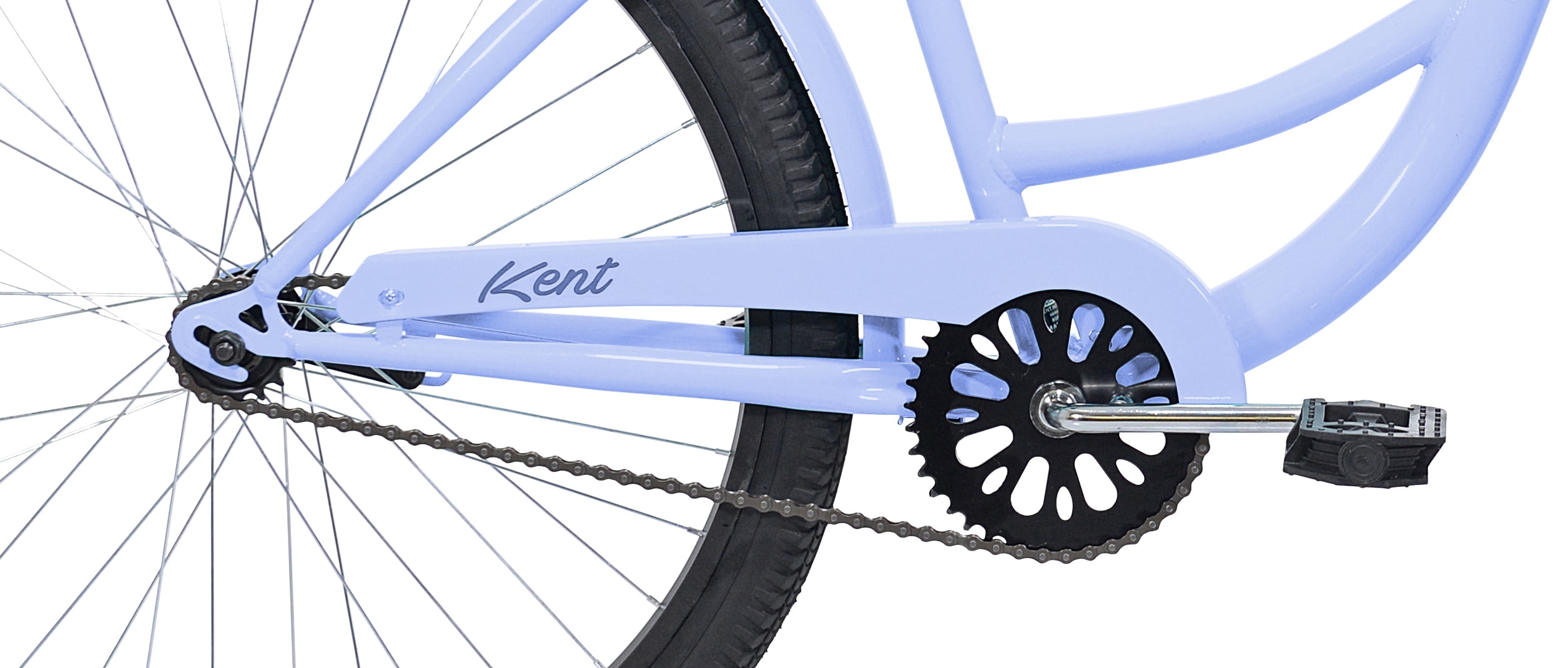 26" Kent Bicycles Adult Ladies Seachange Beach Cruiser Bike, Periwinkle Blue